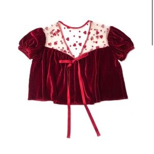REBELLE Rouge Bed Jacket 🥀